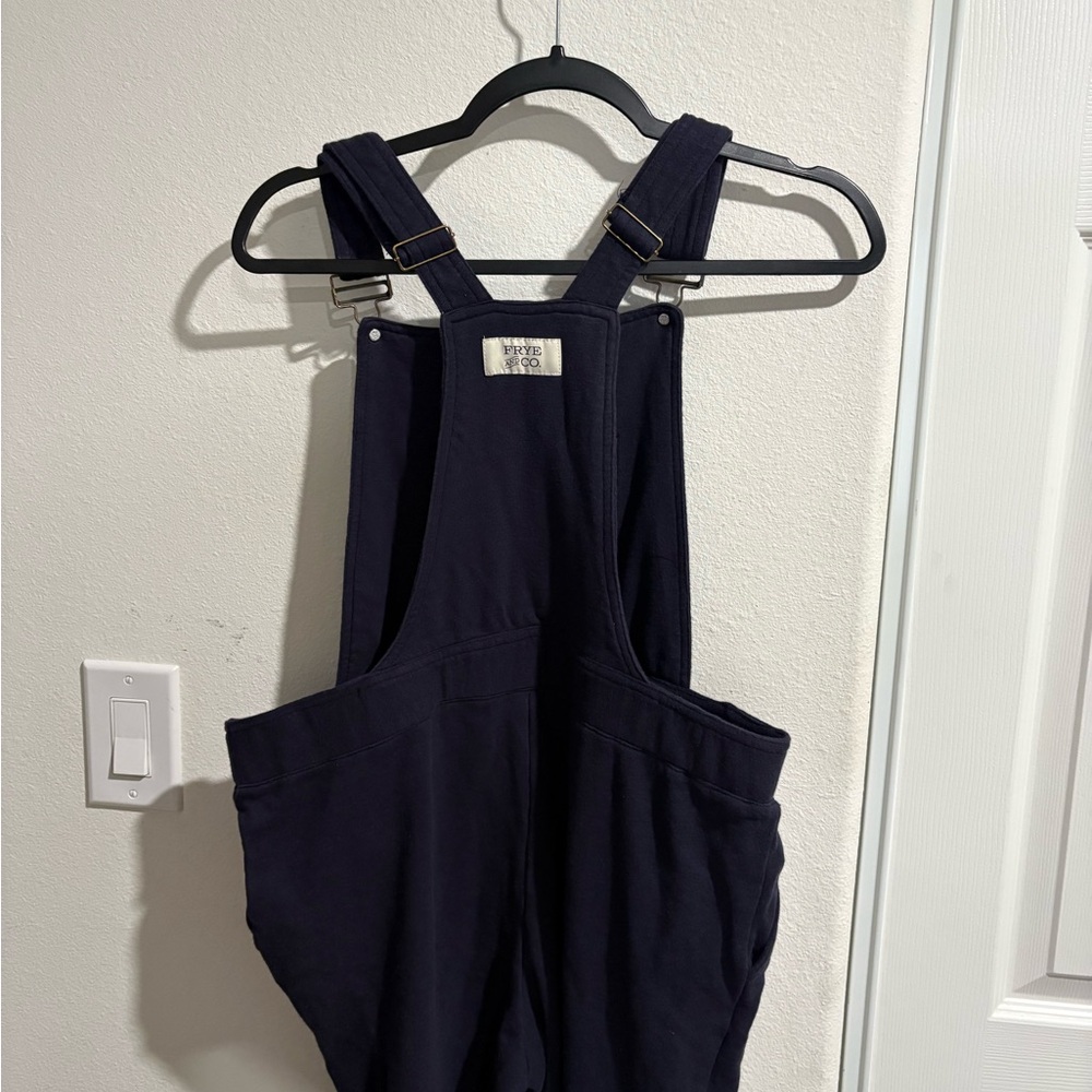 Women's navy blue Overalls - Picture 2 of 4